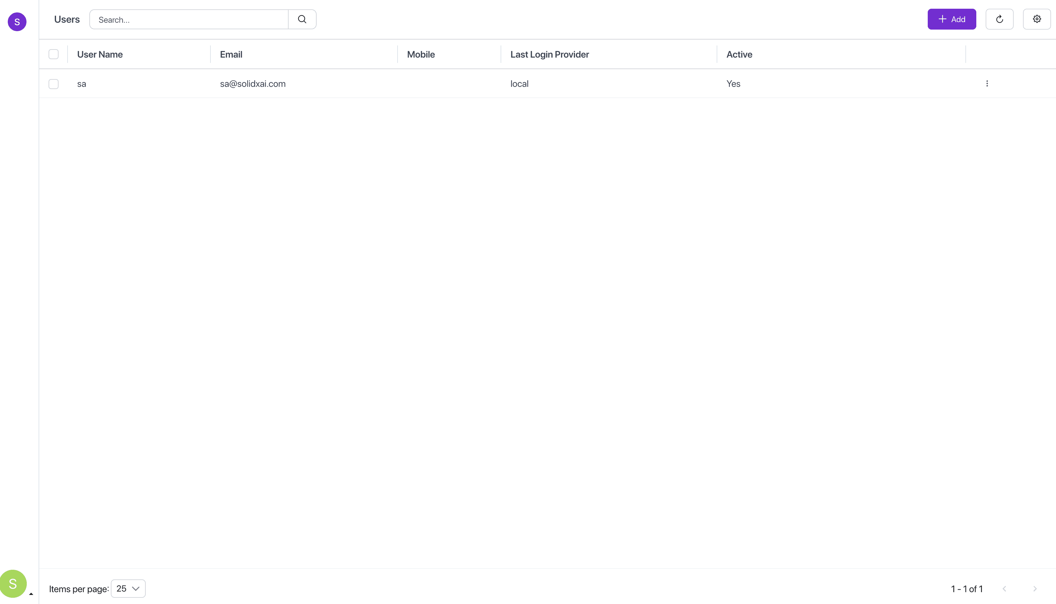 SolidX Admin Panel Landing Page