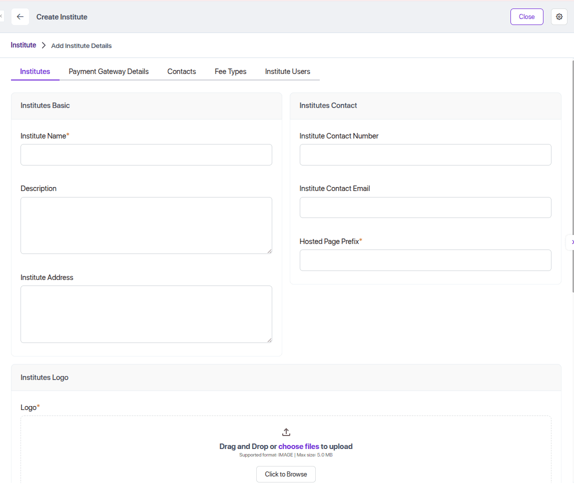 Default Login Page