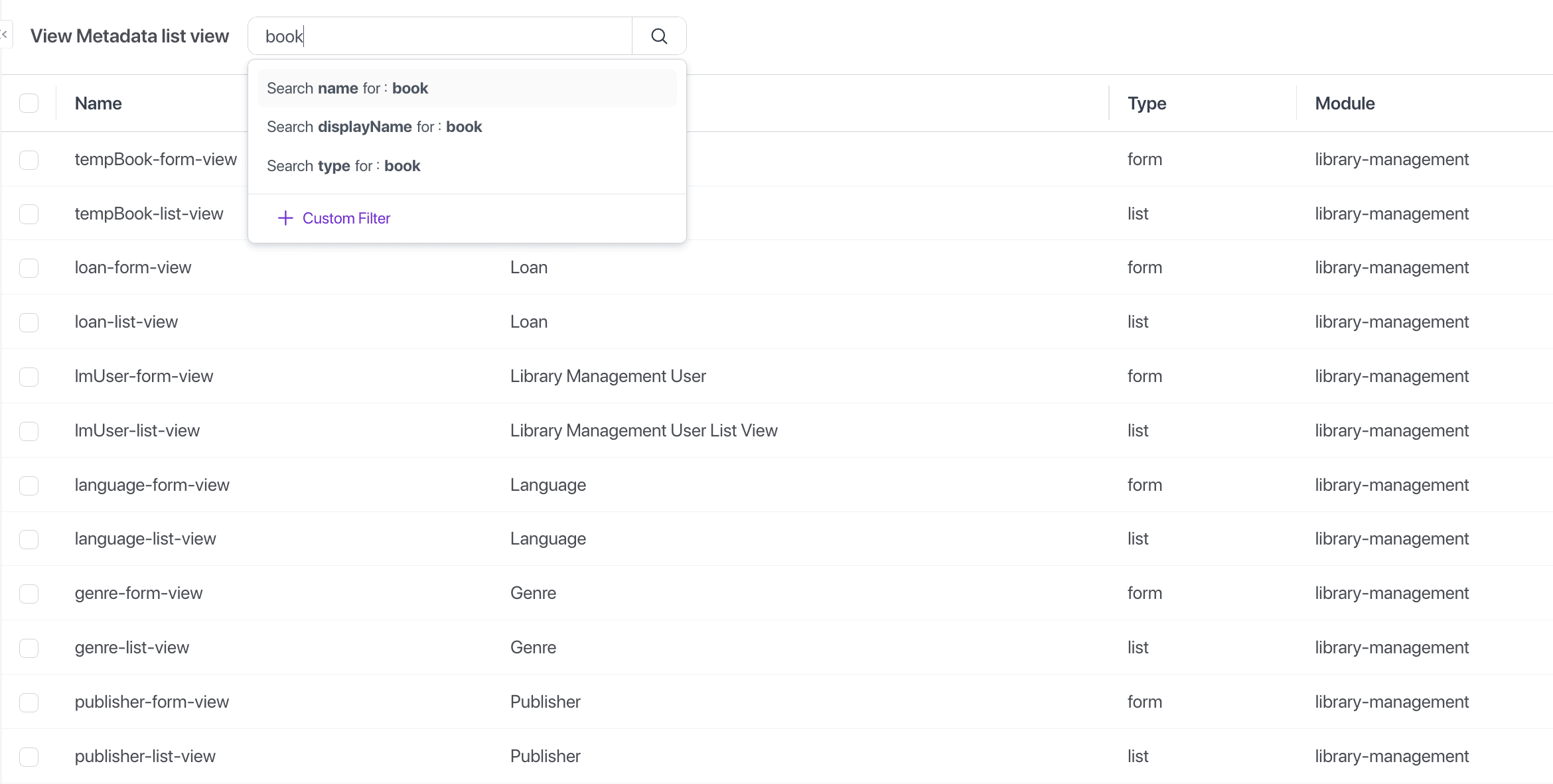 Global Search