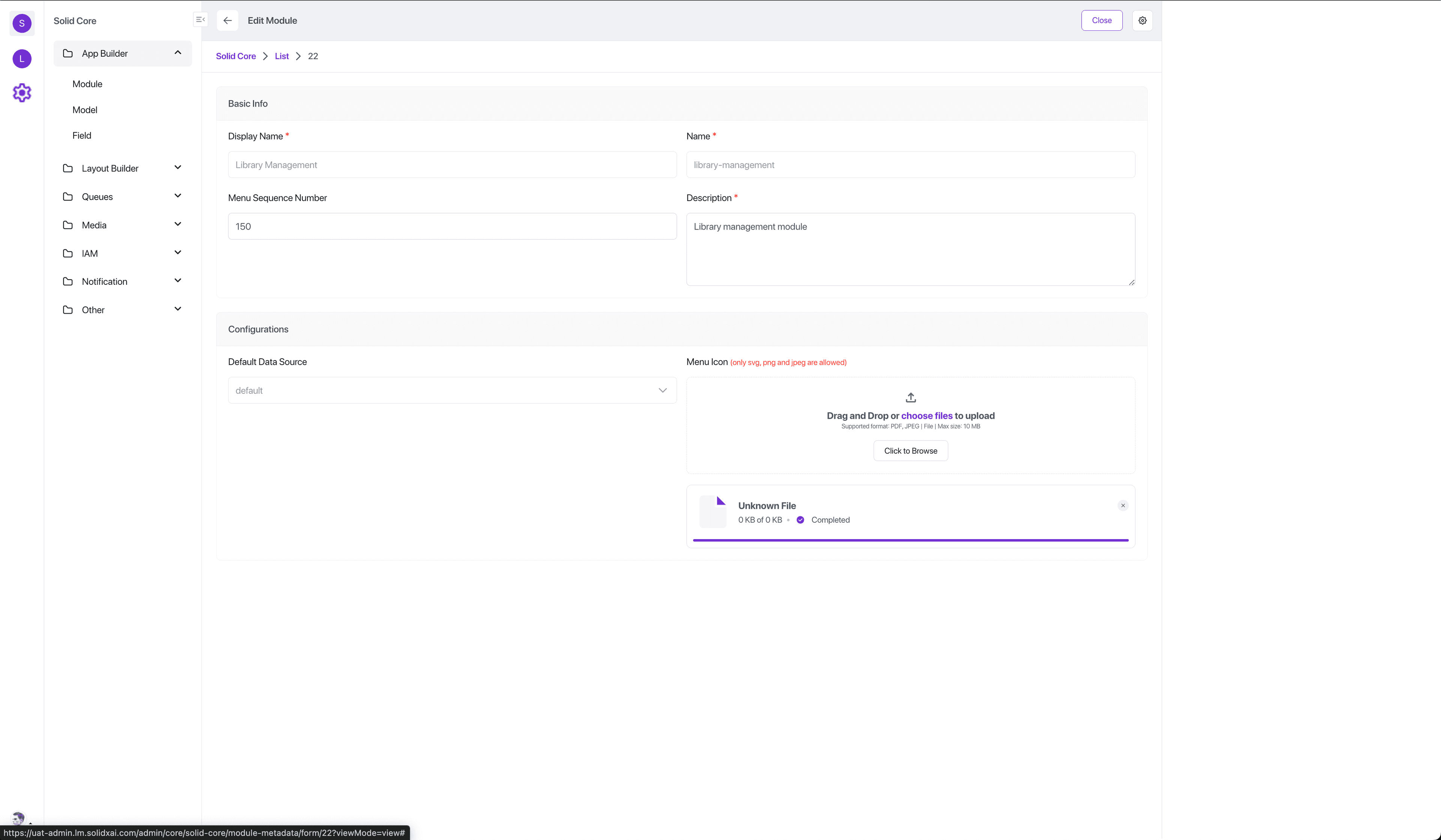 SolidX Admin Dashboard