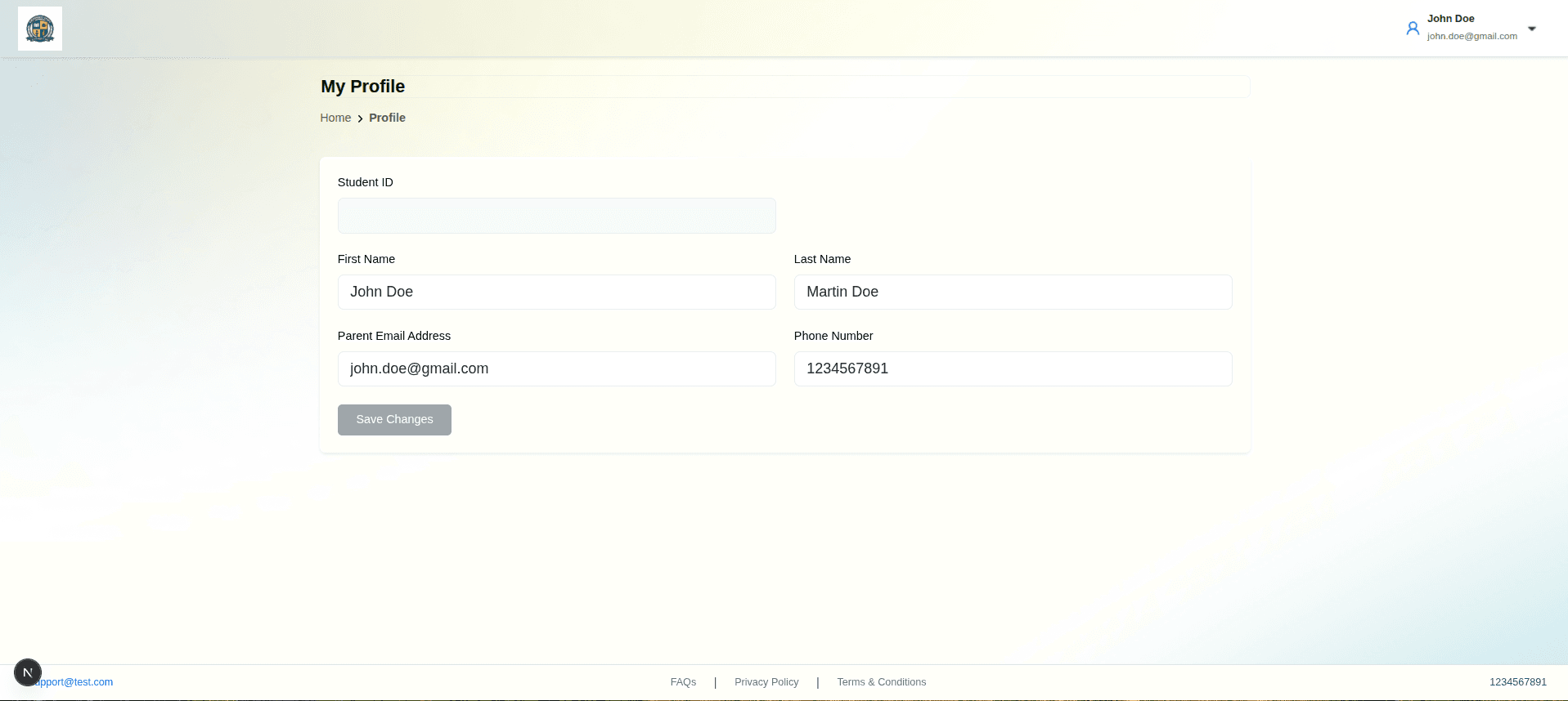 Initial Payment Notification Email